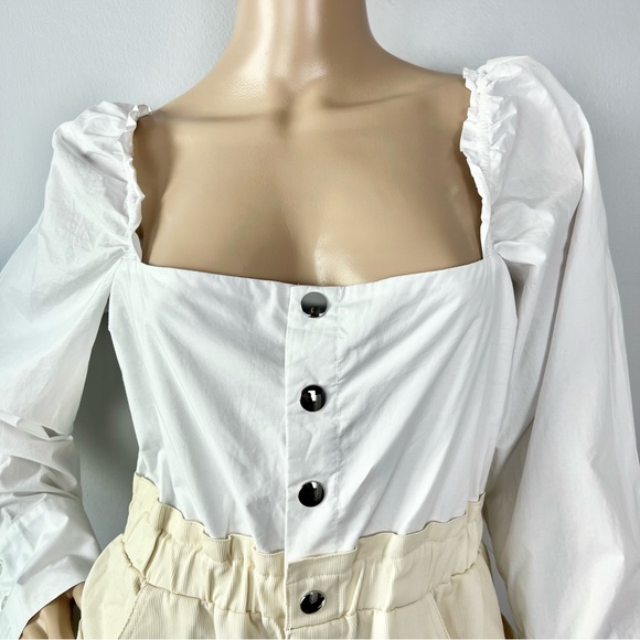 WEWOREWHAT WIDE-LEG SHIRT JUMPSUIT - Picture 4 of 13